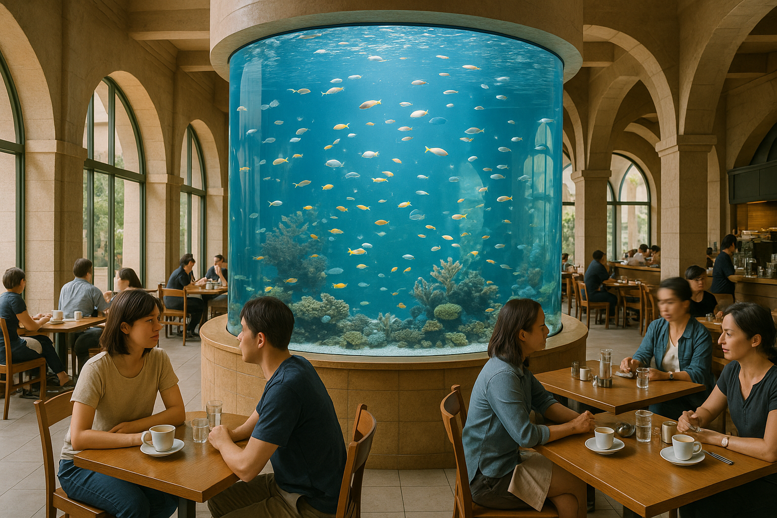 AQUA Cafe hero visual